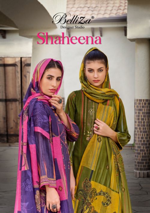 Belliza Shaheena Printed Designer Cotton Dress Material