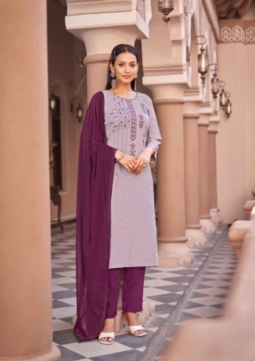 Kalaroop Kaveri Rayon Kurti With Bottom Dupatta Collection