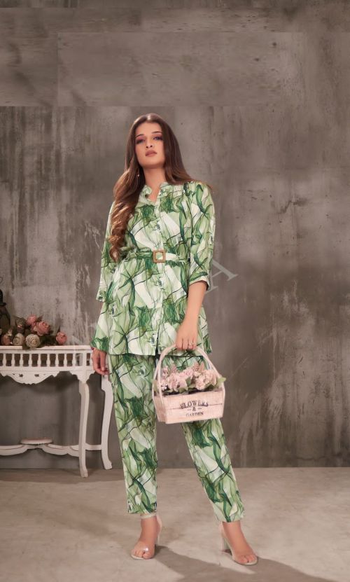 Mast 2 Rayon Stylish Printed Fancy Western Co Ord Set
