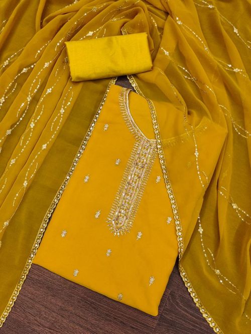 Color Set 9024 Embroidery Sequence Design Dress Material Collection
