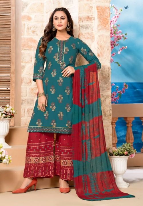 Kinti Chunri Vol 6 Designer Kurti Plazo With Dupatta Collection