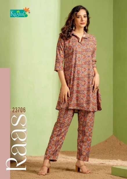 Kushals Raas Printed Fancy Co Ord Set Collection