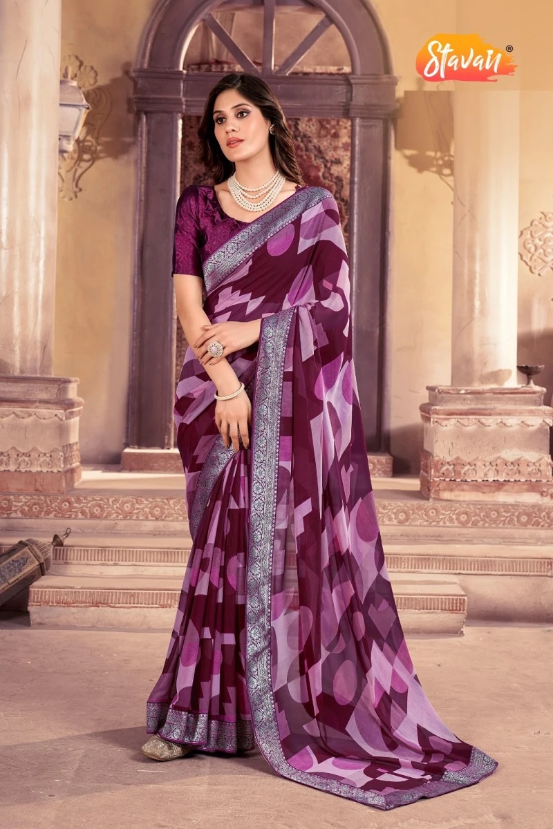 Stavan Moksha Vol 3 Heavy Georgette Saree Collection