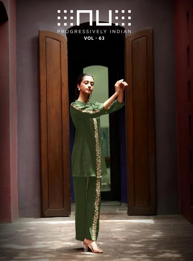 Nu Vol 63 Viscose Fancy Co Ord Set Collection