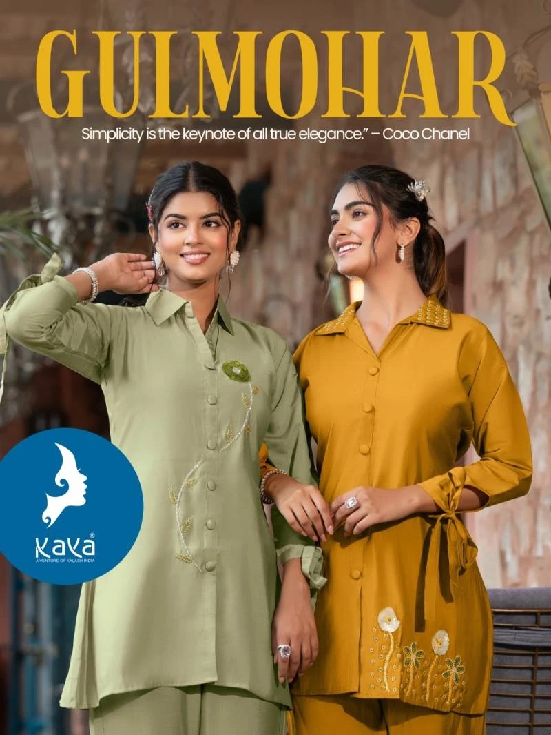 Kaya Gulmohar Stylish Co Ord Set Collection