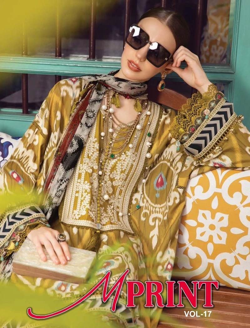 Sharaddha M Print Vol 17 Pakistani Cotton Salwar Suits Wholesale