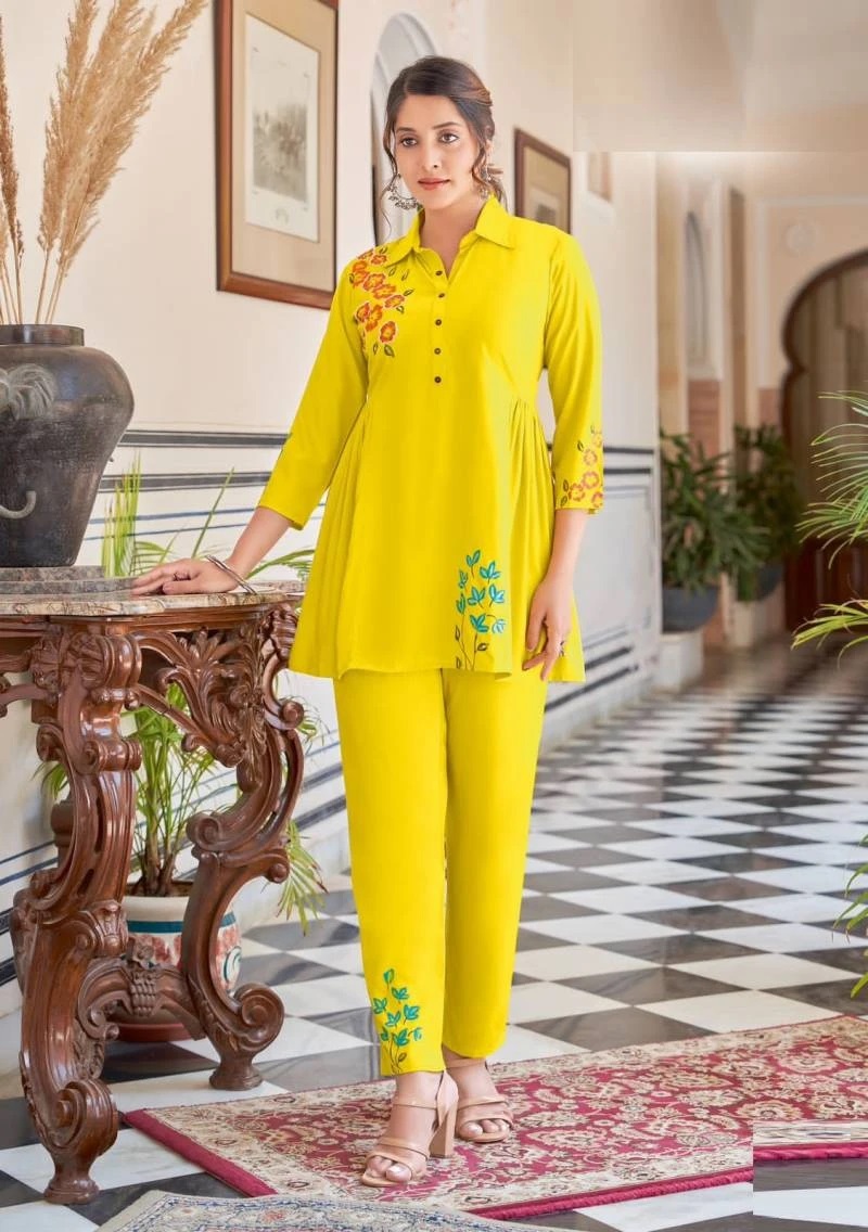 Wooglee Tulips Fancy Stylish Western Wear Co ord Set Collection