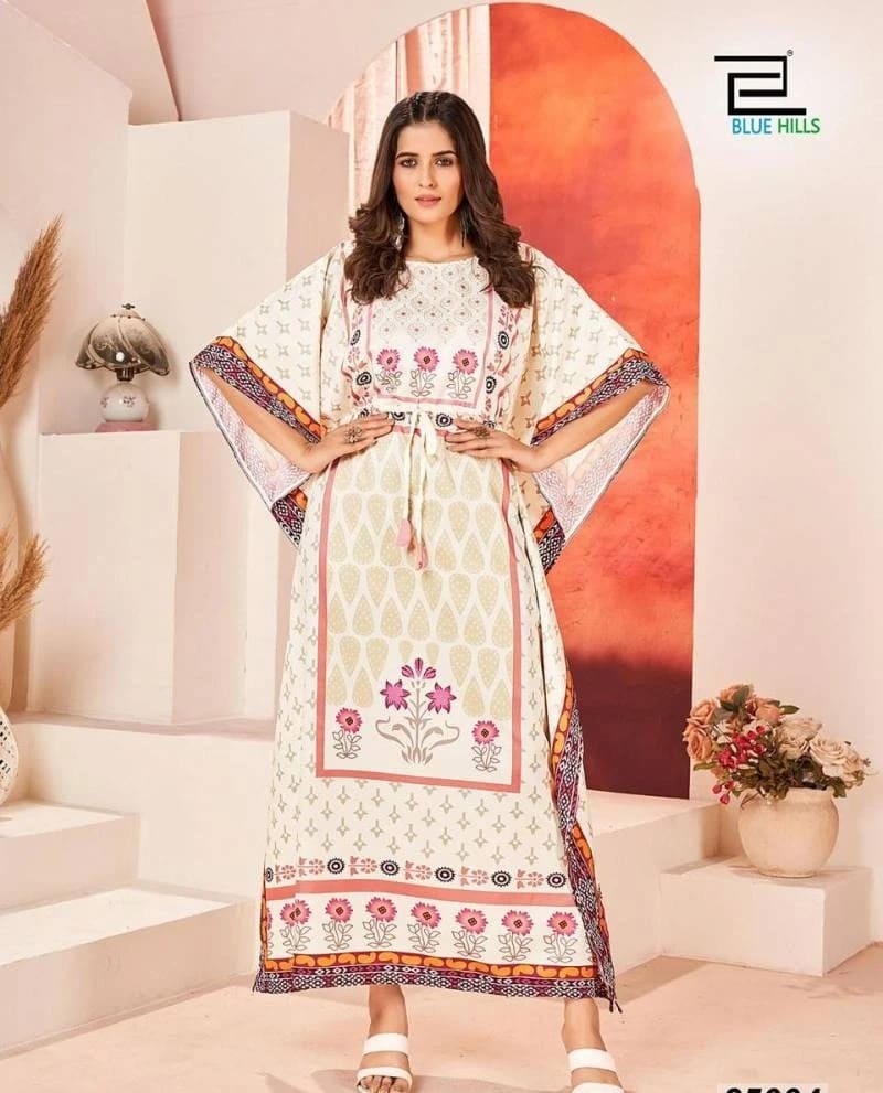 Blue Hills Stare Vol 25 Fancy Kaftan Kurti Collection