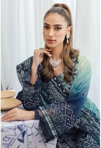 Deepsy Nureh Gardenia 24 Pakistani Salwar Suits Chiffon Dupatta