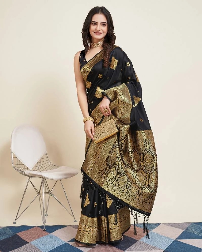 Maahi 137 Banarasi Silk Weaving Saree Wholesaler