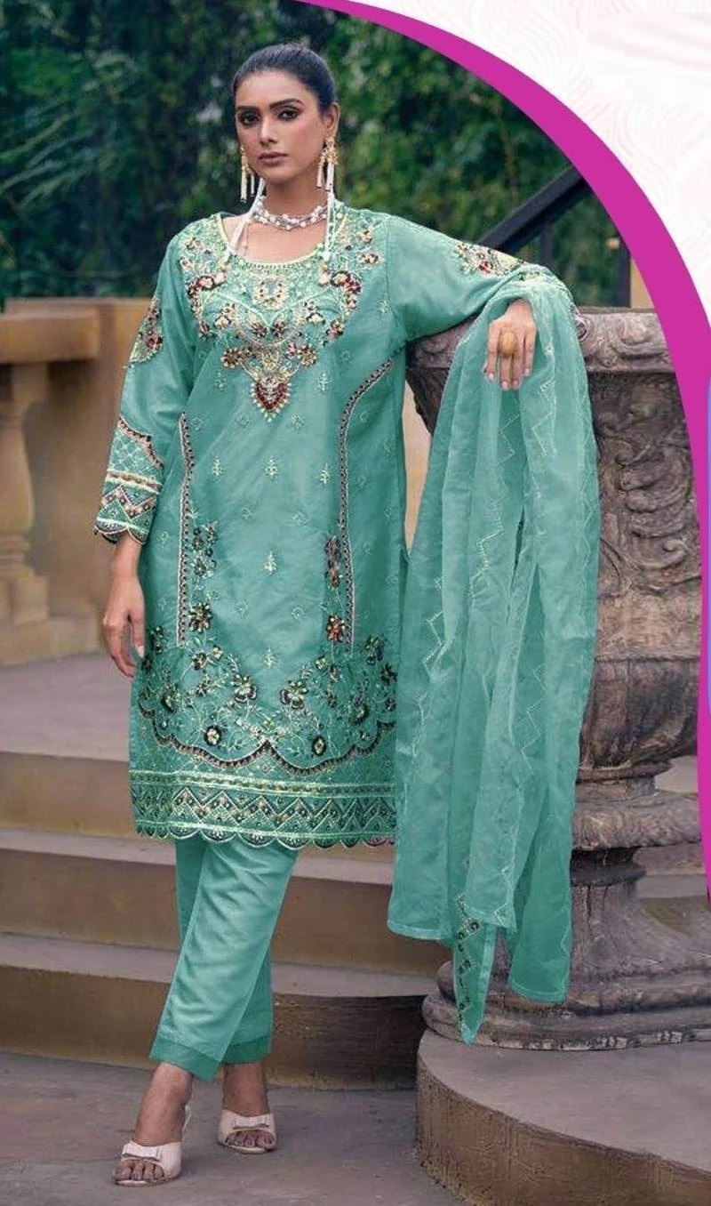 Zarqash Z 5123 A To D Readymade Pakistani Suits Collection