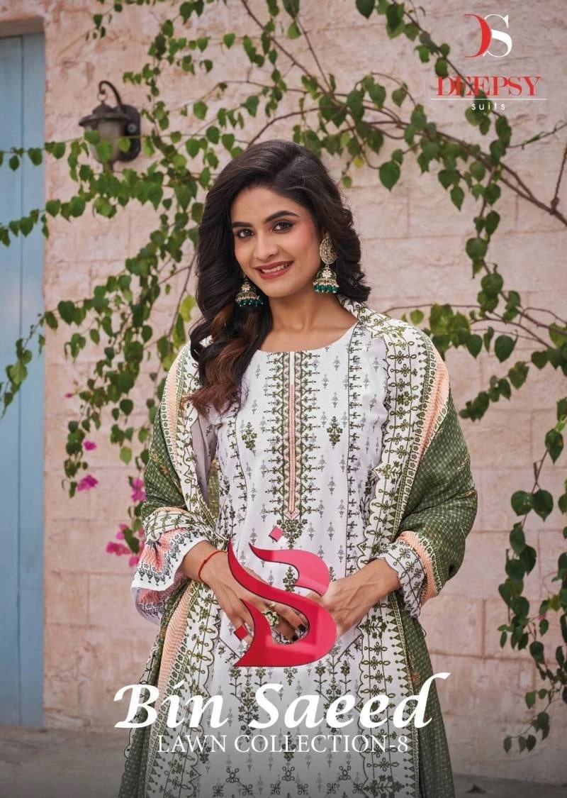 Deepsy Bin Saeed 8 Lawn Collection Pakistani Salwar Suits