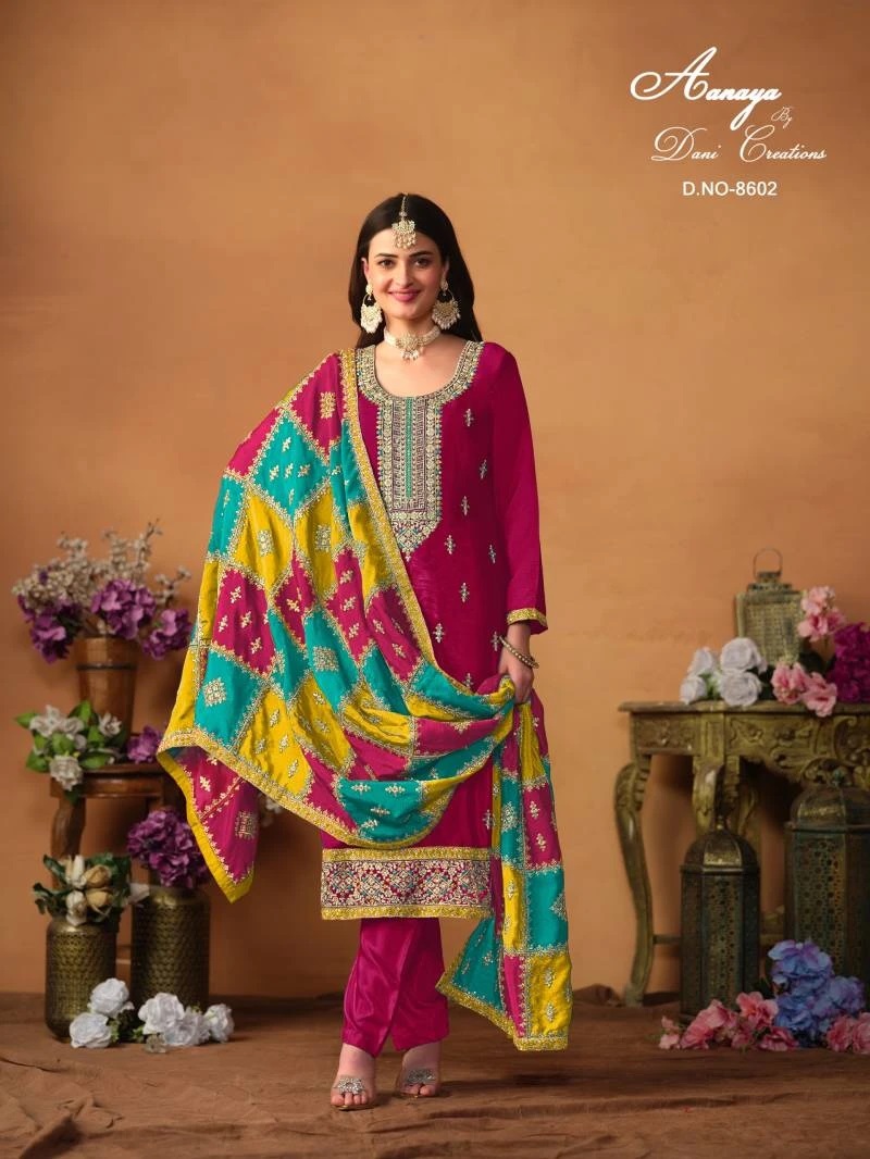 Aanaya Vol 186 Chinon Designer Salwar Kameez Collection