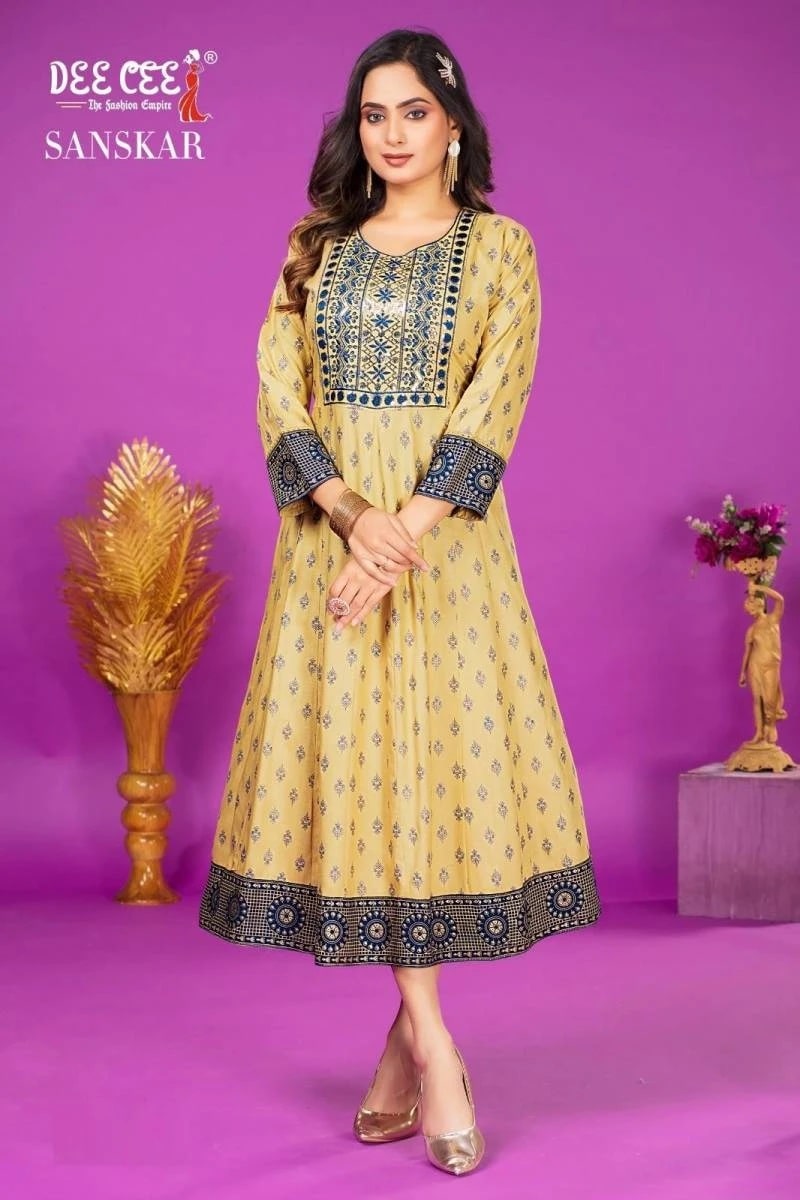 Deecee Sanskar Designer Anarkali Kurti Collection