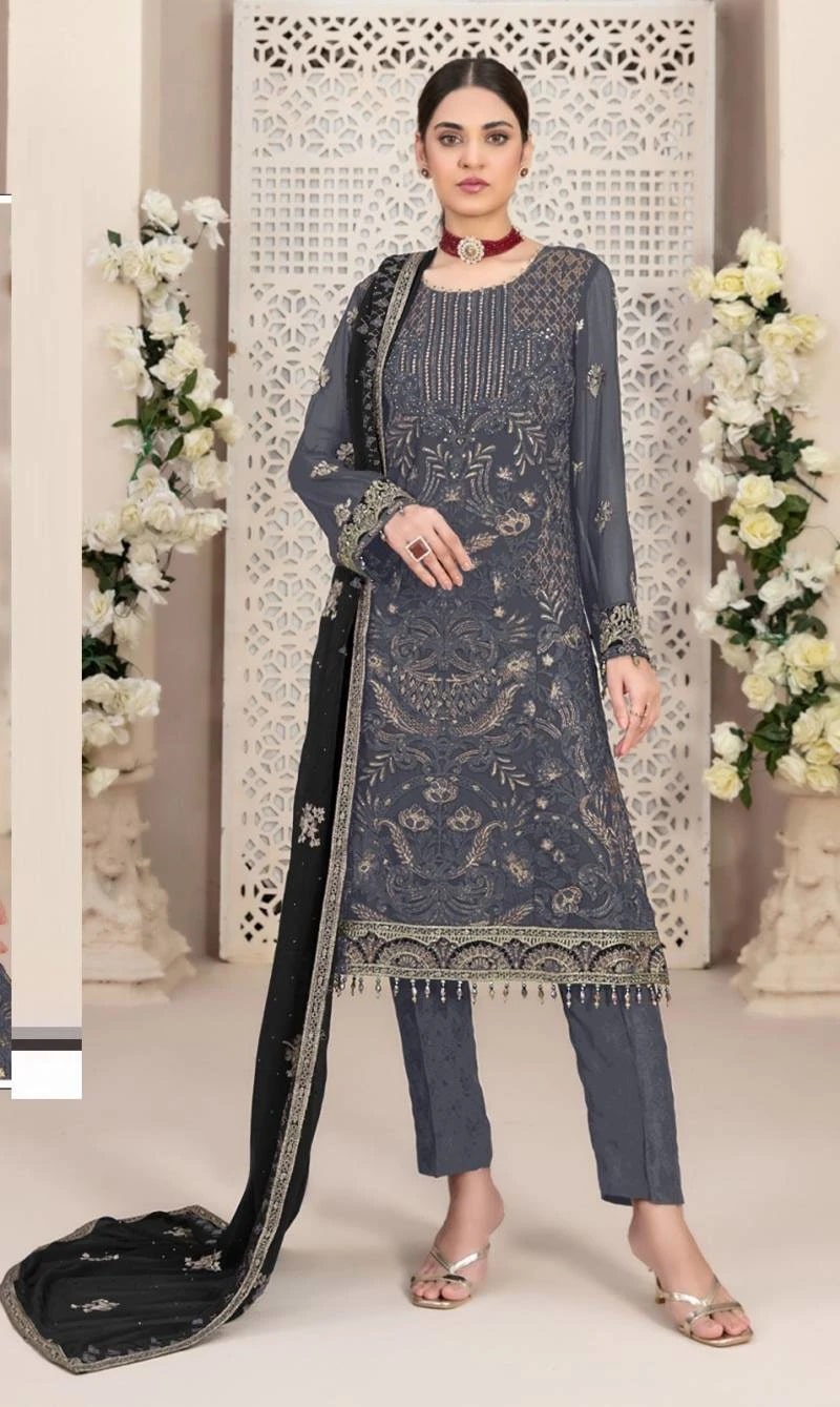 Mah E Rooh 4129 A To F Georgette Suit Collection