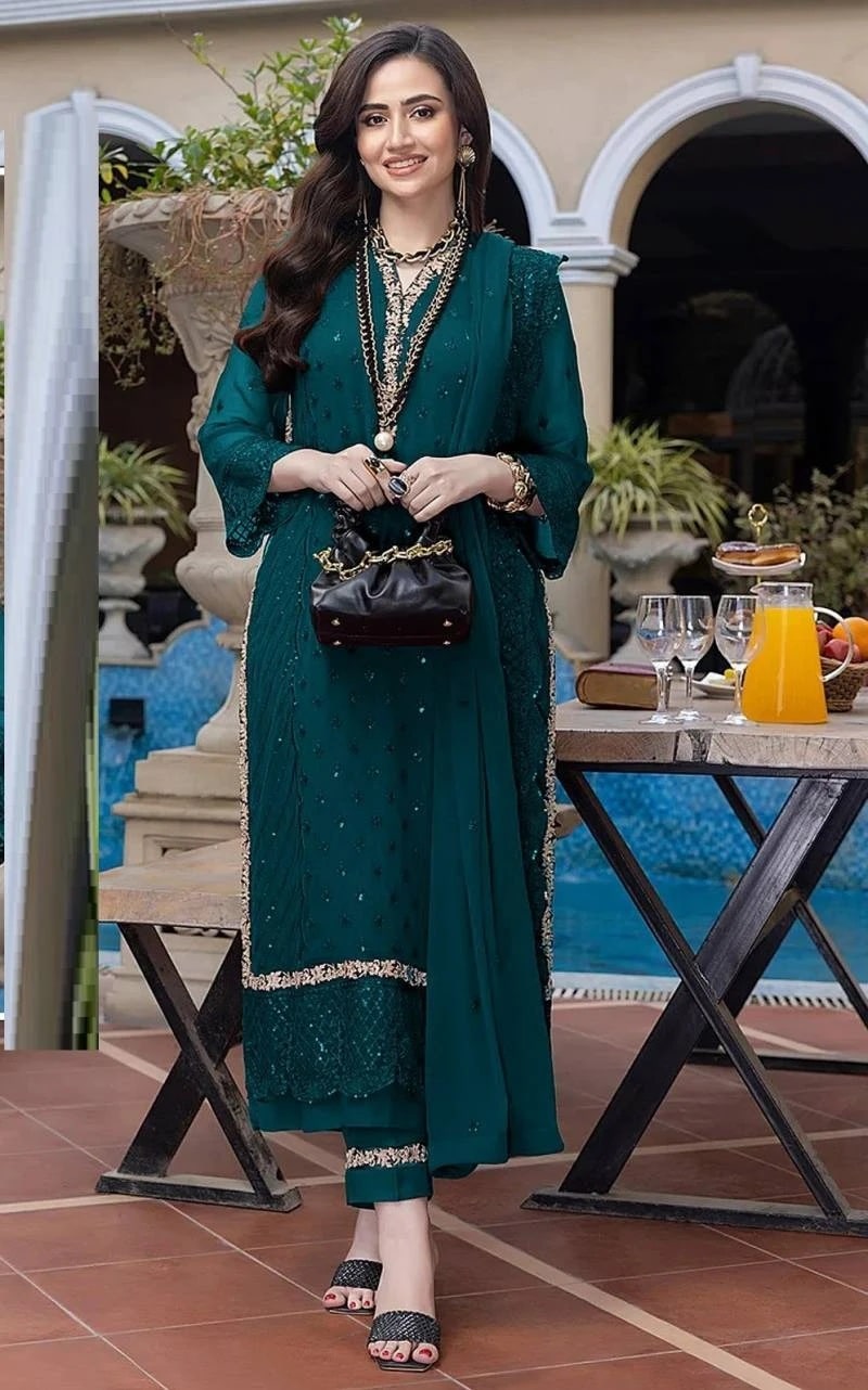 Ct 1035 Embroidered Salwar Kameez Collection