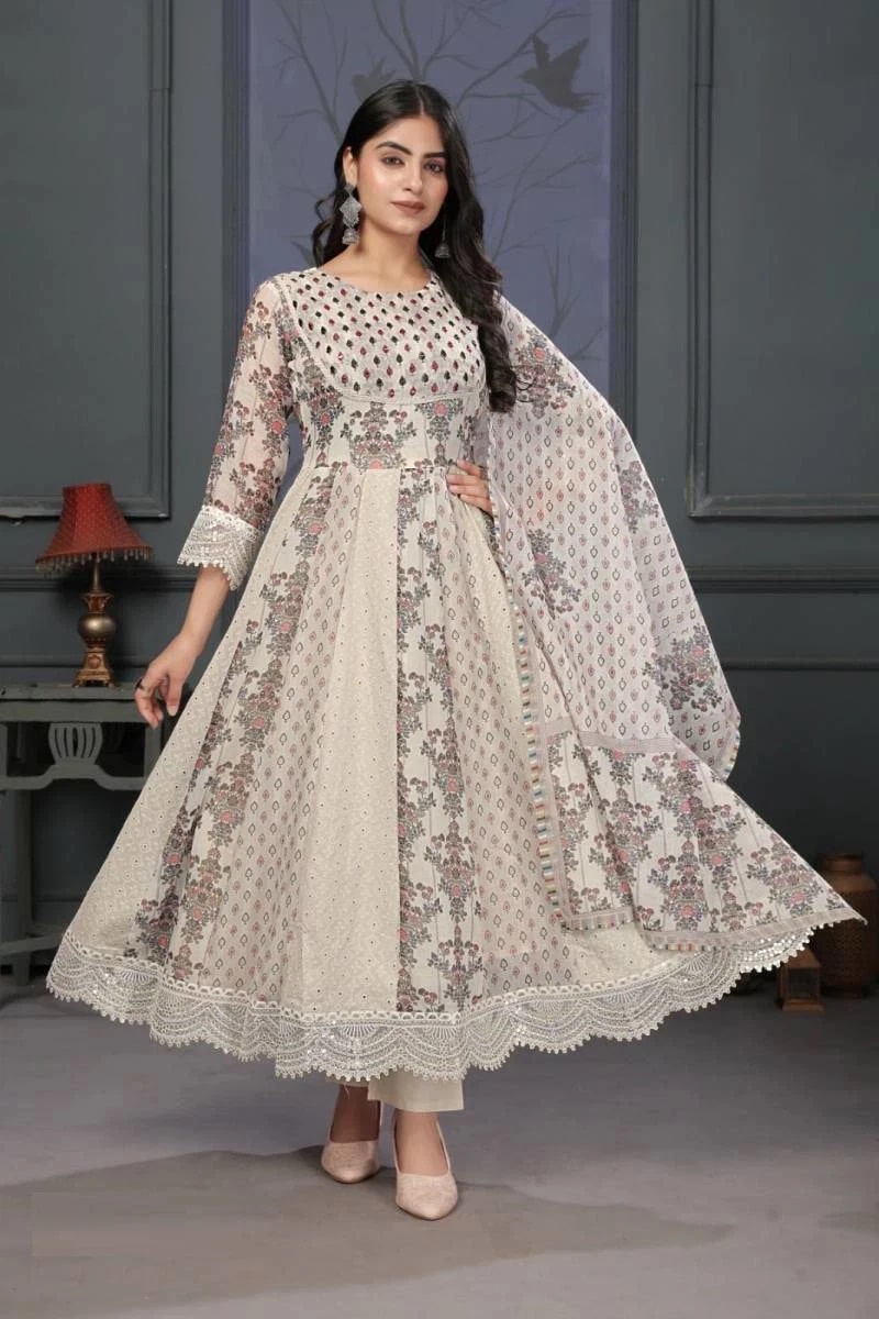 Ladyview 137 Designer Kurti Bottom With Dupatta