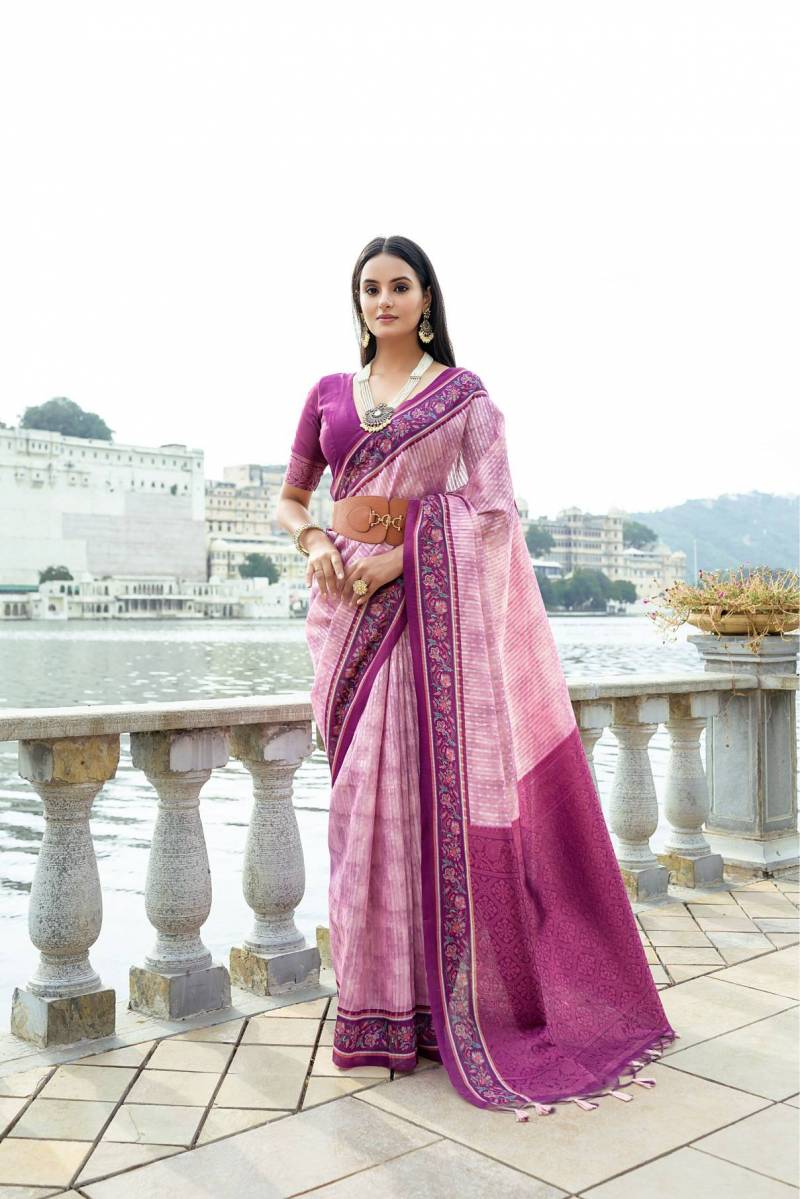 Bhavna 01 Designer Printed Silk Saree Collection
