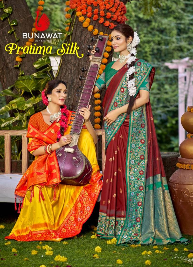 Bunawat Pratima Designer Silk Saree Collection