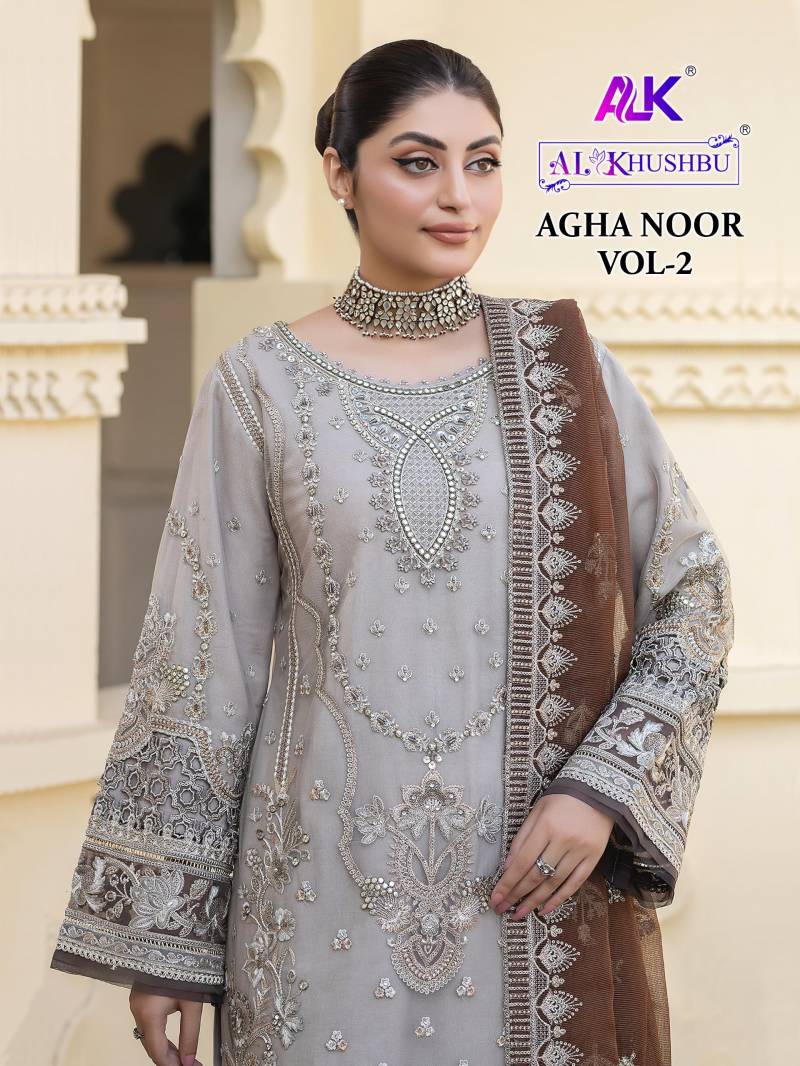 Al Khushbu Agha Noor Vol 2 Designer Pakistani Salwar Suits