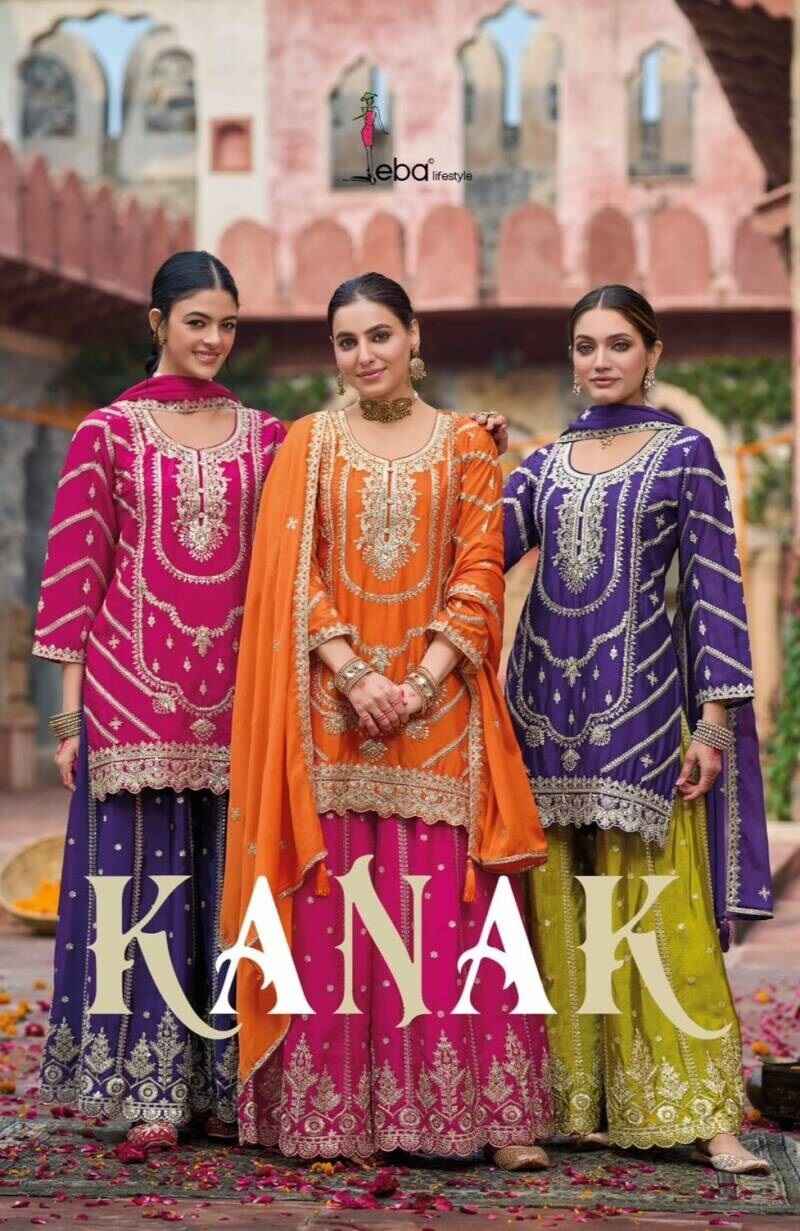 Eba Kanak Embroidered Ready Made Salwar Suits Collection