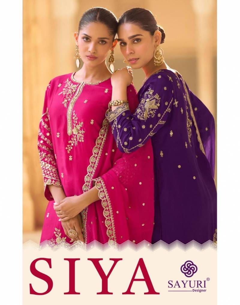Sayuri Siya Designer Embroidery Salwar Kameez Collection