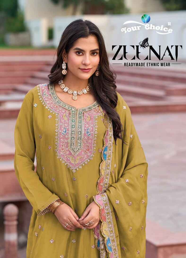 Your Choice Zeenat Chinon Salwar Kameez Collection