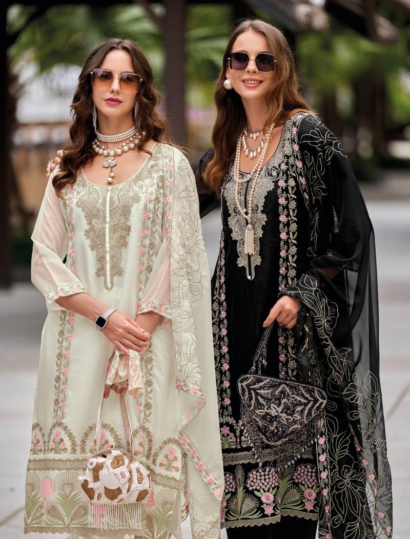 Zaveri Viana Soft Blooming Designer Ready Made Salwar Suits Collection