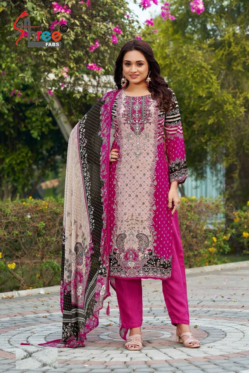 Shree Kt 174 Viscose Designer Printed Salwar Suit Collection