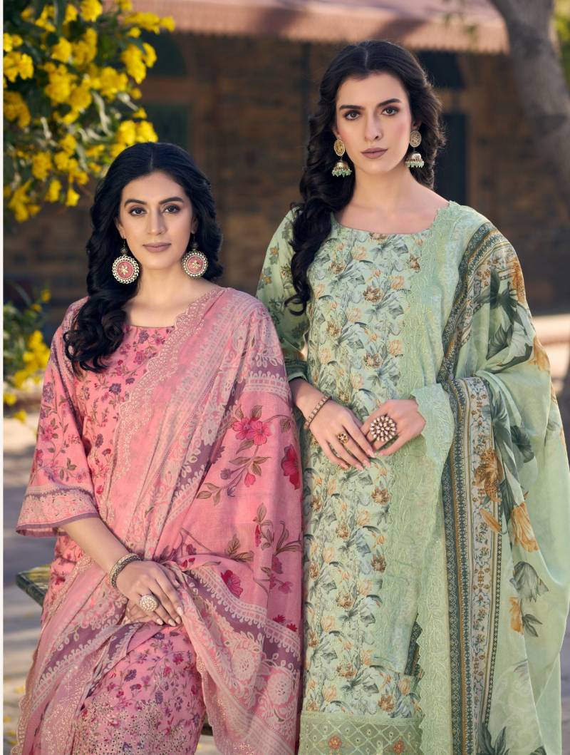 Pakiza Faraz Vol 55 Printed Dress Material Collection