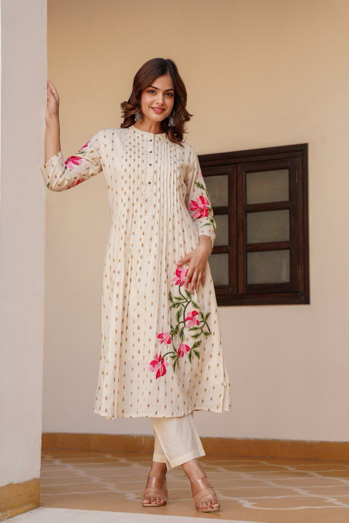 Tanyaa P 151 Cotton Designer Kurti With Bottom Collection