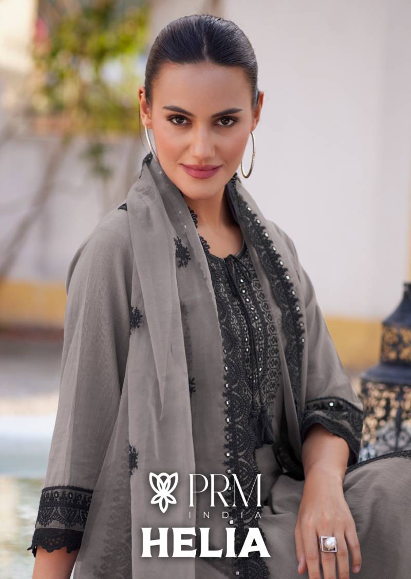 Prm Helia Cotton Embroidered Salwar Kameez Collection
