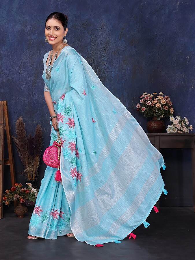 Mohabatien 1 Linen Cotton Party Wear Saree Collection
