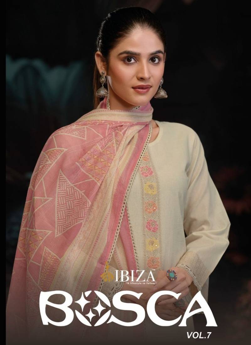Ibiza Bosca Vol 7 Lawn Cotton Salwar Kameez Collection