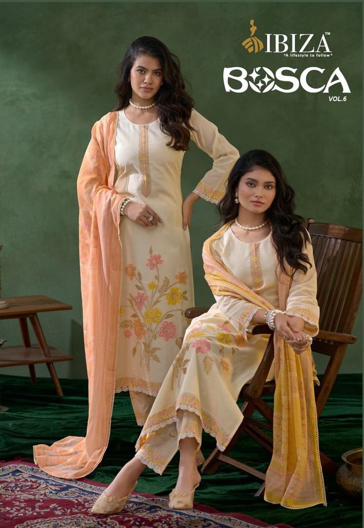 Ibiza Bosca Vol 6 Lawn Cotton Salwar Kameez Collection