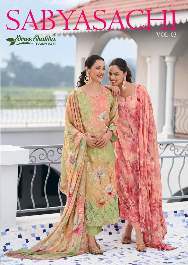 Shree Shalika Sabyasachi Vol 3 Designer Salwar Kameez