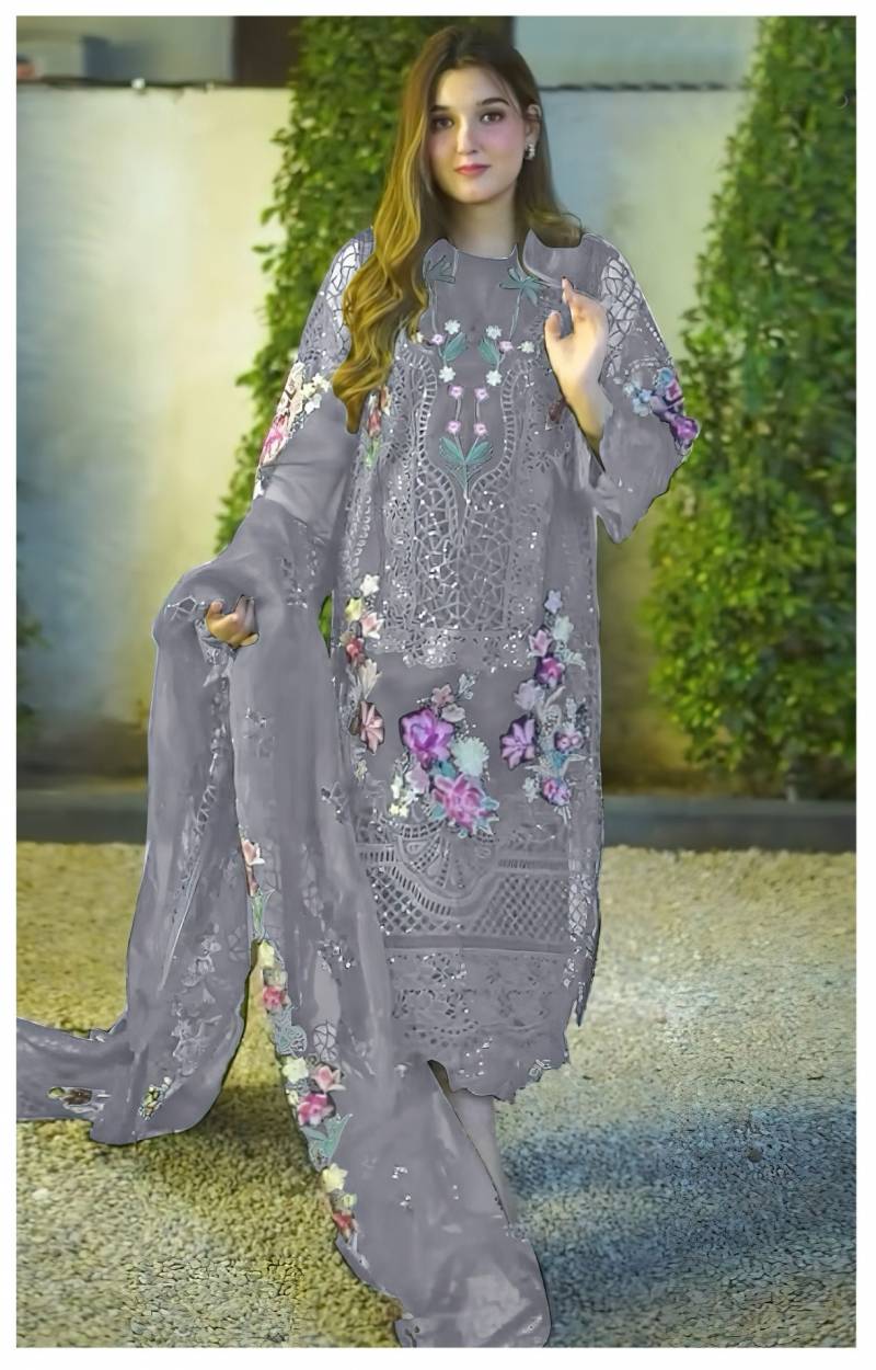 Alzohaib Az 1197 A To D Organza Pakistani Suits Collection