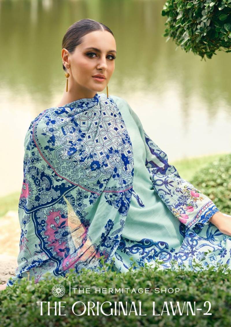 Hermitage Original Lawn Vol 2 Lawn Cotton Dress Material