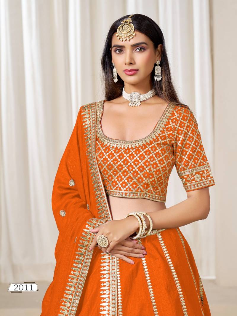 Mehvish Vol 21 Designer Silk Lehenga Choli Collection