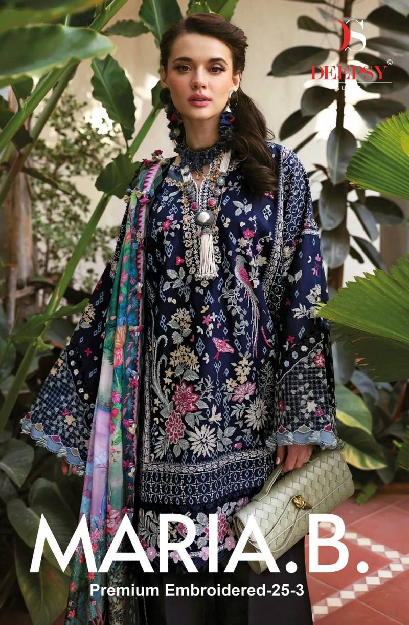 Deepsy Maria B Premium Embroidered 25 Vol 2 Pakistani Salwar Suit