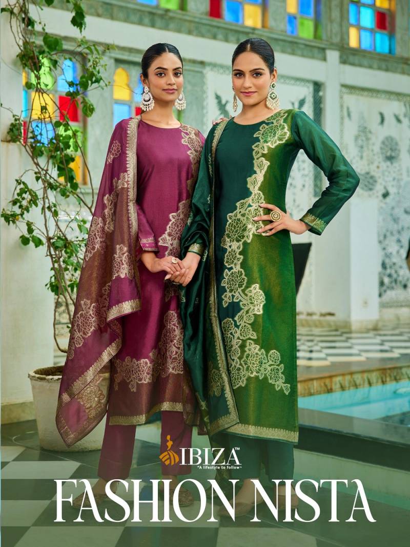 Ibiza Fashion Nista Banglory Silk Designer Salwar Suit Collection