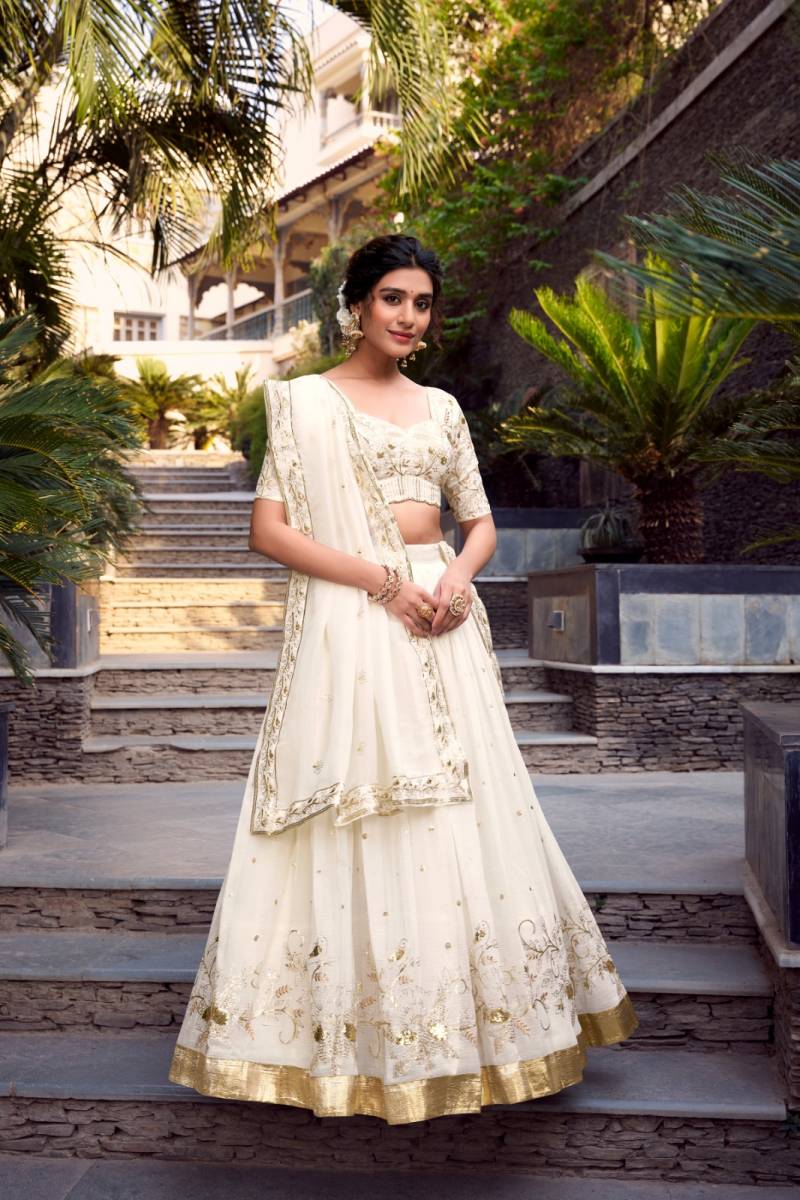 Taraa L 1422 Silver Glosy Designer Lehenga Choli Collection