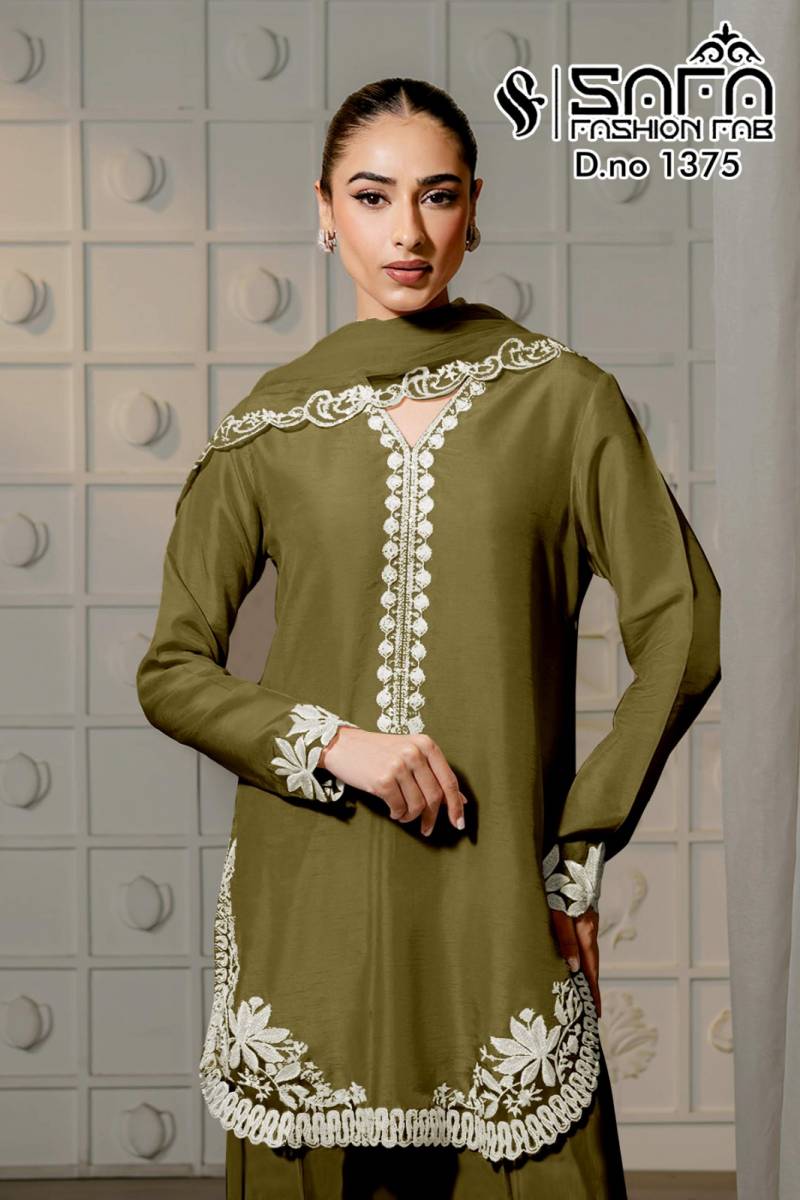 Safa Fashion Fab 1375 Pakistani Readymade Salwar suits Collection