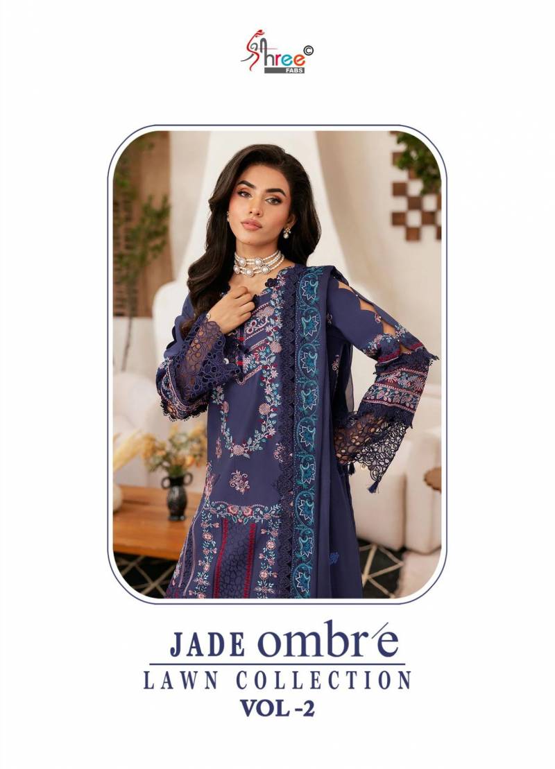 Shree Jade Ombre Lawn Collection Vol 2 Designer Pakistani Suits Set