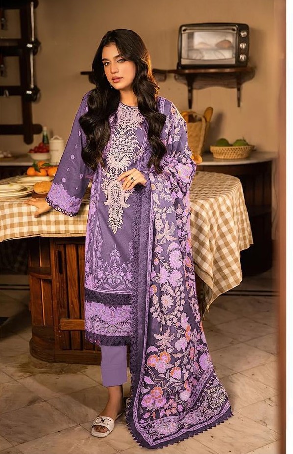 Alzohaib Az 1336 And 1337 Pakistani Suits Cotton Dupatta Collection