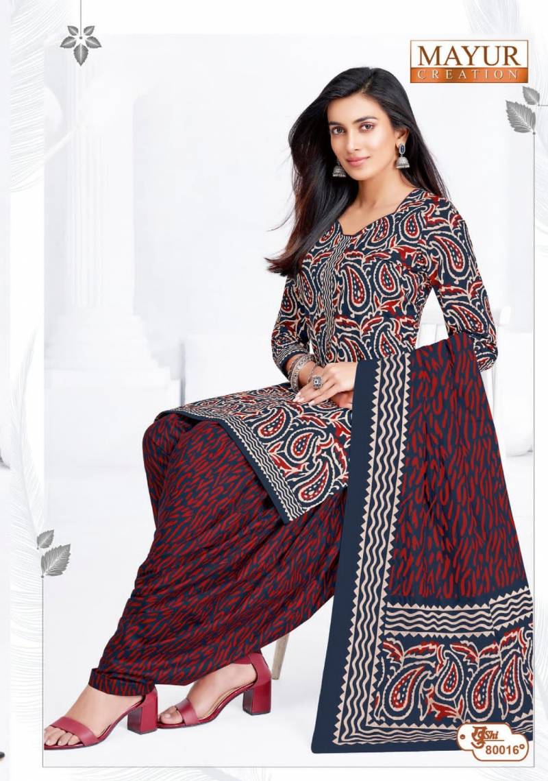 Mayur Khushi Vol 80 Printed Cotton Dress Material Collection