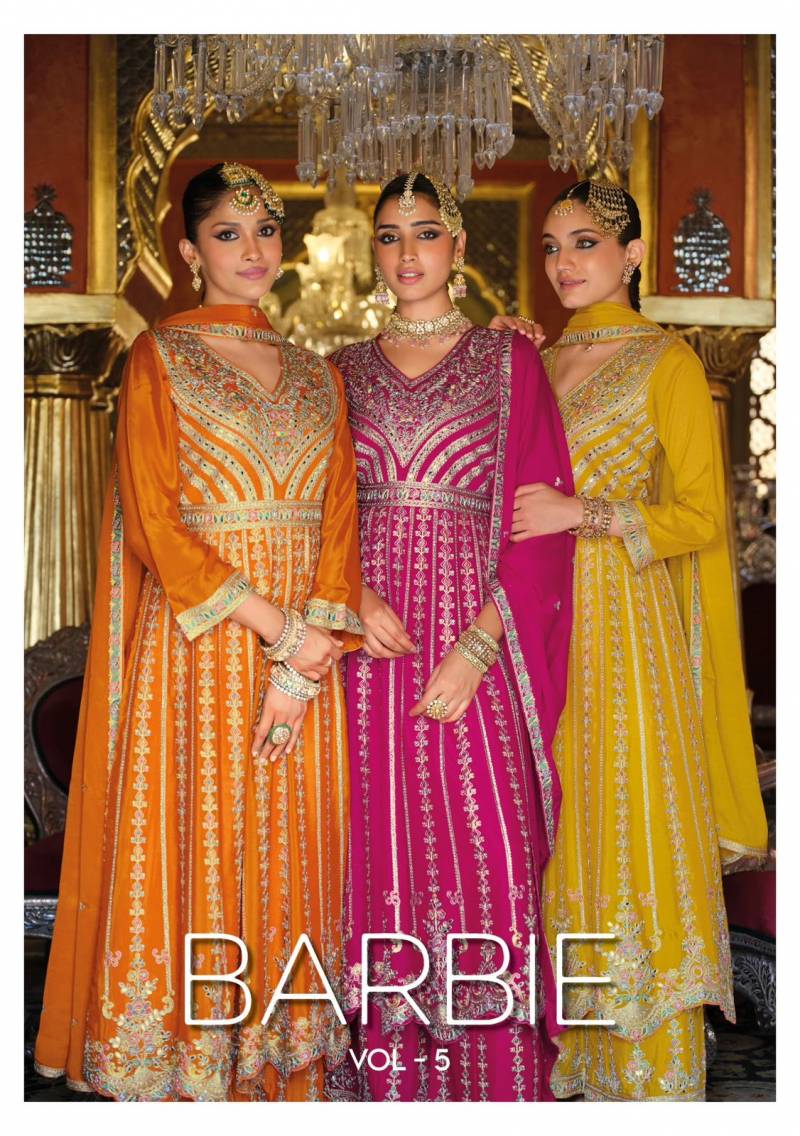 Eba Barbie Vol 5 Designer Embroiderd Readymade Salwar Suits Collection
