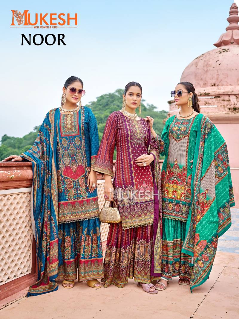 Mukesh Noor Vol 1 Printed Readymade Salwar Suit Collection