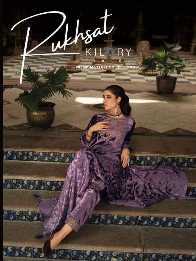 Kilory Rukhsat Embroidery Work Salwar Kameez Collection