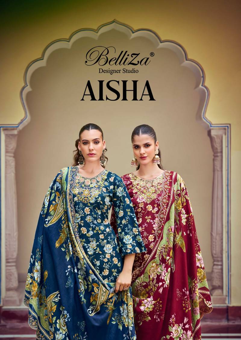 Belliza Aisha Vol 4 Cotton Printed Dress Material Collection